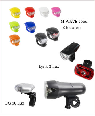 M-WAVE color    8 kleuren Lynx 3 Lux BG 10 Lux